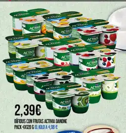 Claudio BÍFIDUS con frutas activia danone oferta