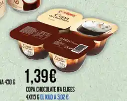 Claudio IFA ELIGES Copa chocolate oferta