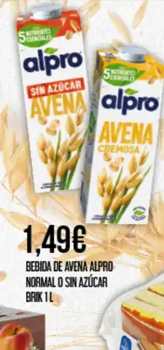 Claudio Bebida de avena alpro normal o sin azúcar brik oferta