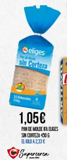 Claudio Pan de molde ifa eliges sin corteza oferta