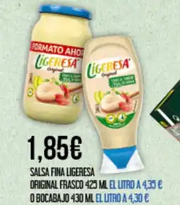 Claudio LIGERESA Salsa fina original frasco oferta