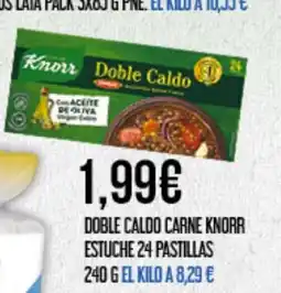 Claudio KNORR Doble caldo carne estuche 24 pastillas oferta