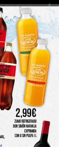 Claudio Zumo refrigerado don simón naranja exprimida con o sin pulpa oferta