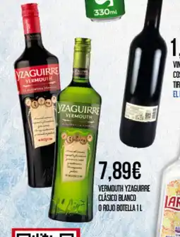 Claudio Vermouth yzaguirre clásico blanco o rojo botella oferta