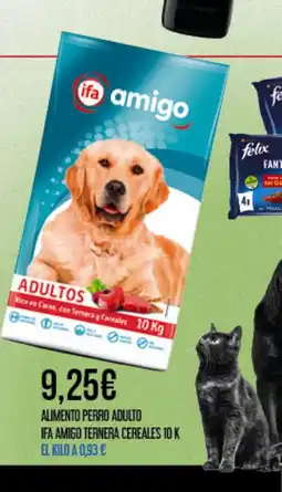 Claudio IFA AMIGO Alimento perro adulto ternera cereales oferta