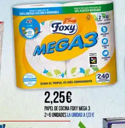 Claudio FOXY MEGA Papel de cocina oferta