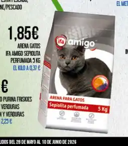 Claudio IFA AMIGO Arena gatos sepiolita perfumada oferta