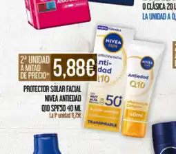 Claudio NIVEA Protector solar facial antiedad q10 spf50 oferta