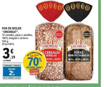 OROWEAT Pan de molde