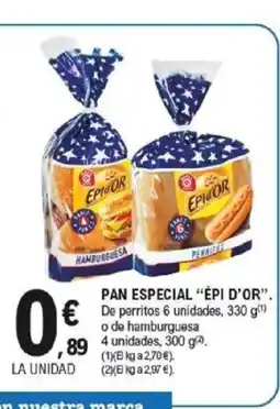 E.Leclerc ÉPI D'OR Pan especial oferta