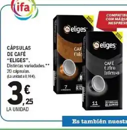 E.Leclerc ELIGES Cápsulas de café oferta