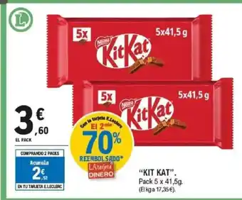 E.Leclerc KIT KAT oferta