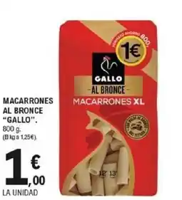 E.Leclerc GALLO Macarrones al bronce oferta