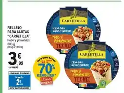 E.Leclerc CARRETILLA Relleno para fajitas oferta