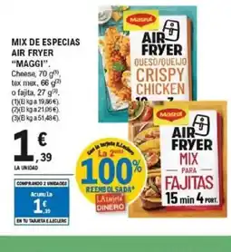 E.Leclerc MAGGI Mix de especias air fryer oferta