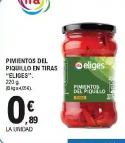 E.Leclerc ELIGES Pimientos del piquillo en tiras oferta