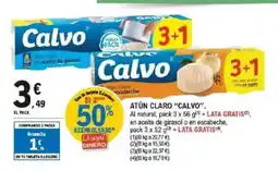 E.Leclerc CALVO Atún claro oferta