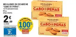 E.Leclerc CABO DE PEÑAS Mejillones en escabeche oferta