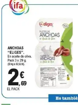E.Leclerc ELIGES Anchoas oferta