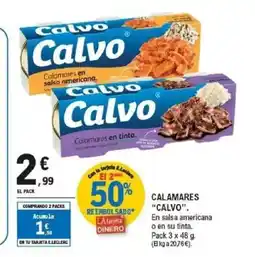 E.Leclerc CALVO Calamares oferta