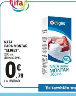 E.Leclerc ELIGES Nata para montar oferta