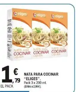E.Leclerc ELIGES Nata para cocinar oferta
