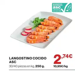 Supercor Langostino cocido asc oferta