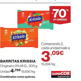 Supercor KRISSIA Barritas oferta