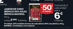 Supercor NAVIDUL Jamón de cebo ibérico 50% raza ibérica oferta