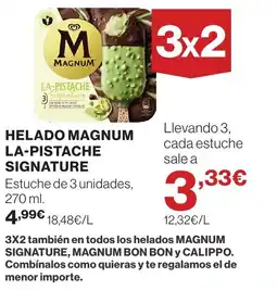 Supercor Helado magnum la-pistache signature oferta