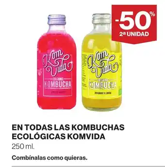 Supercor KOMVIDA En todas las kombuchas ecológicas oferta