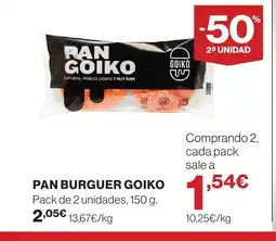 Supercor GOIKO Pan burguer oferta