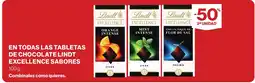 Supercor En todas las tabletas de chocolate lindt excellence sabores oferta