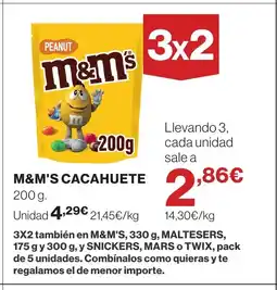Supercor M&M'S Cacahuete oferta