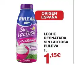 Supercor PULEVA Leche desnatada sin lactosa oferta