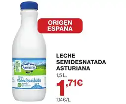 Supercor ASTURIANA Leche semidesnatada oferta
