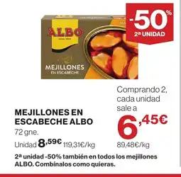 Supercor CALVO Mejillones en escabeche oferta