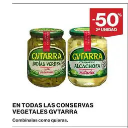 Supercor GVTARRA En todas las conservas vegetales oferta
