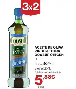 Supercor Aceite de oliva virgen extra coosur origen oferta