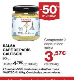 Supercor GAUTSCHI Salsa café de parís oferta