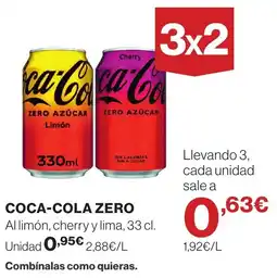 Supercor COCA COLA zero oferta