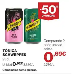 Supercor SCHWEPPES Tónica oferta