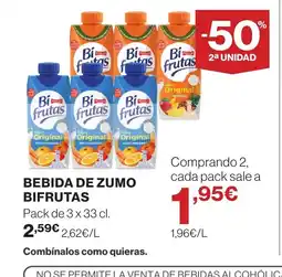 Supercor BIFRUTAS Bebida de zumo oferta