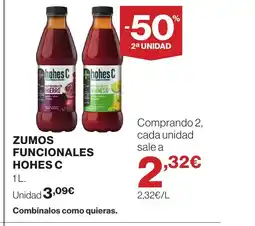 Supercor HOHES C Zumos funcionales oferta