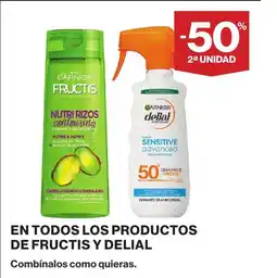Supercor En todos los productos de fructis y delial oferta
