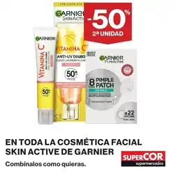 Supercor En toda la cosmética facial skin active de garnier oferta