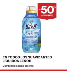 Supercor LENOR En todos los suavizantes líquidos oferta