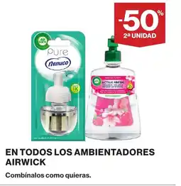 Supercor AIRWICK En todos los ambientadores oferta