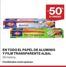 Supercor ALBAL En todo el papel de aluminio y film transparente oferta