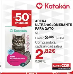 Supercor Arena ultra-aglomerante para gato oferta